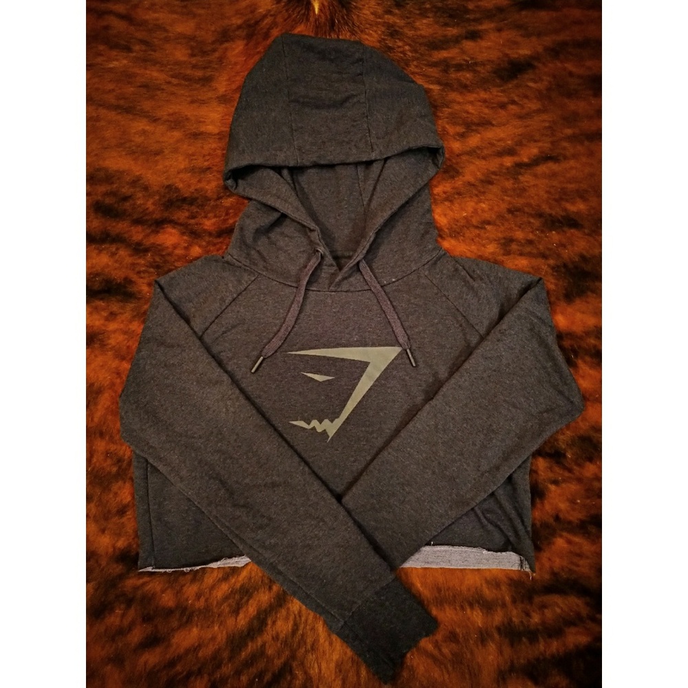 Gymshark Raw Edge Cropped Hoodie